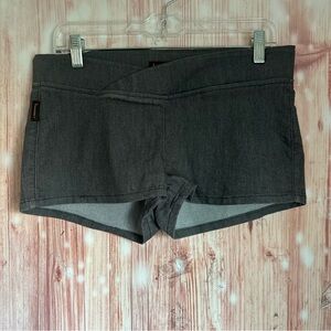 Hammer U.S.A Black Denim Look Y2K Crossover Hot Shorts